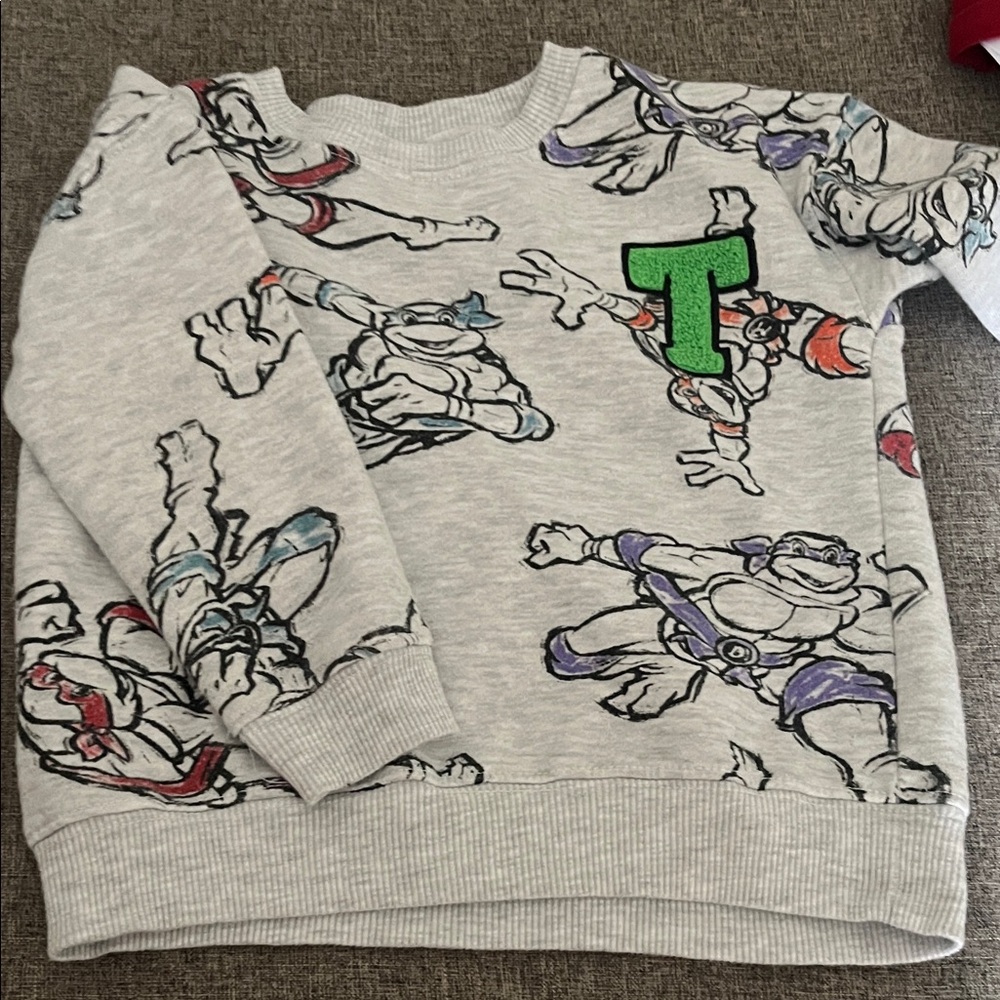 5T Nickeolodeon Ninja Turtles Crewneck Sweatshirt